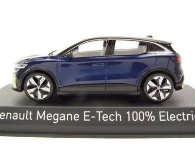 Renault Megane E-Tech 100% Electric 2022 dunkelblau schwarz Modellauto 1:43 Norev
