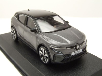 Renault Megane E-Tech 100% Electric 2022 grau schwarz Modellauto 1:43 Norev