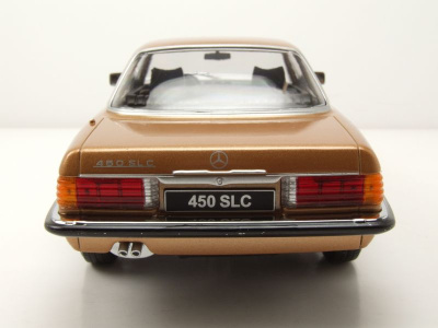 Mercedes 450 SLC C107 1973 gold metallic Modellauto 1:18 KK Scale