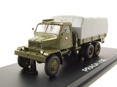 Praga V3S Pritsche mit Plane Militär olivgrün Modellauto 1:43 Premium ClassiXXs