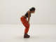 Figur Hip Hop Girls 4 orangene Hose für 1:18 Modelle American Diorama