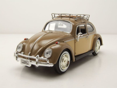 VW Käfer mit Dachgepäckträger 1966 braun...