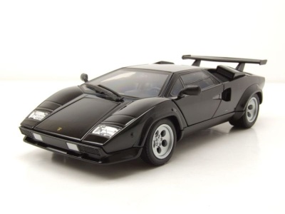 Lamborghini Countach LP 5000 S schwarz Modellauto 1:24 Welly