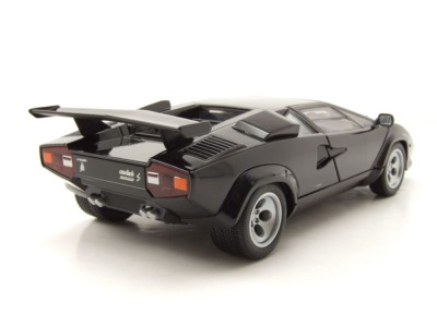 Lamborghini Countach LP 5000 S schwarz Modellauto 1:24 Welly