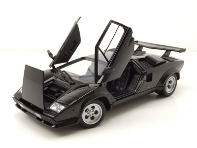 Lamborghini Countach LP 5000 S schwarz Modellauto 1:24 Welly