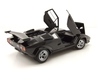 Lamborghini Countach LP 5000 S schwarz Modellauto 1:24 Welly