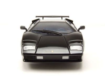 Lamborghini Countach LP 5000 S schwarz Modellauto 1:24 Welly