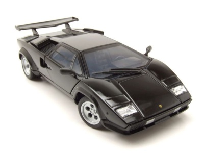 Lamborghini Countach LP 5000 S schwarz Modellauto 1:24 Welly