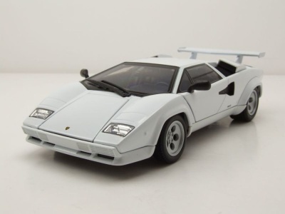Lamborghini Countach LP 5000 S weiß Modellauto 1:24...