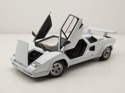 Lamborghini Countach LP 5000 S weiß Modellauto 1:24 Welly