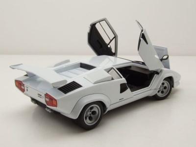 Lamborghini Countach LP 5000 S weiß Modellauto 1:24 Welly