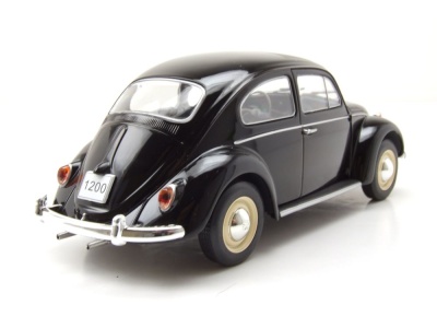 VW Käfer 1960 schwarz Modellauto 1:24 Whitebox