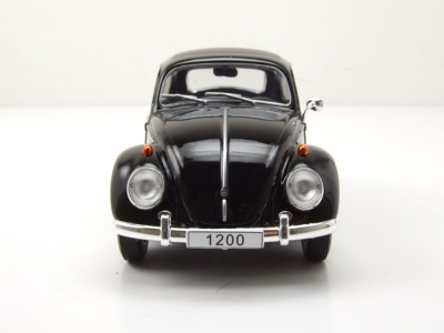 VW Käfer 1960 schwarz Modellauto 1:24 Whitebox