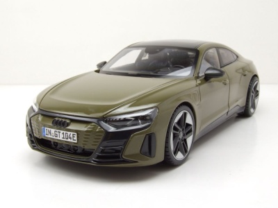 Audi RS e-tron GT 2022 grün Modellauto 1:18 Bburago