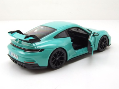 Porsche 911 GT3 2021 grün Modellauto 1:24 Bburago