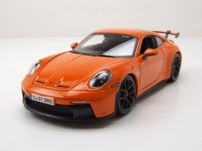 Porsche 911 GT3 2021 orange Modellauto 1:24 Bburago