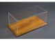Klarsichtbox Acryl Vitrine Aichi mit Holzboden lindenbraun für 1:18 Modelle Zubehör Atlantic