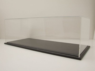 Klarsichtbox Acryl Vitrine Maranello XL mit Lederboden...