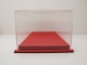 Klarsichtbox Acryl Vitrine Mulhouse mit Lederboden rot carbon für 1:18 Modelle Zubehör Atlantic