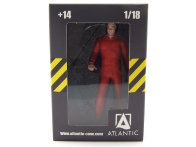 Figur Mechaniker Sam mit Wagenheber orange für 1:18 Atlantic