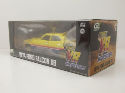 Ford Falcon XB V8 Interceptor 1974 gelb Big Bopper Modellauto 1:18 Greenlight Collectibles