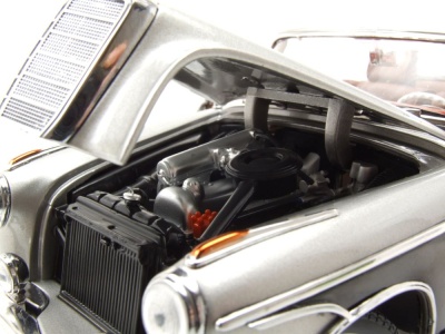 Mercedes 220 SE Cabrio W128 1960 grau dunkelgrau Modellauto 1:18 Sun Star