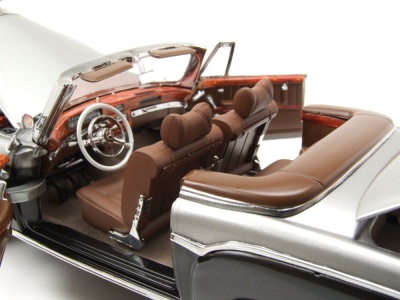 Mercedes 220 SE Cabrio W128 1960 grau dunkelgrau Modellauto 1:18 Sun Star