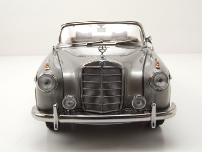 Mercedes 220 SE Cabrio W128 1960 grau dunkelgrau Modellauto 1:18 Sun Star