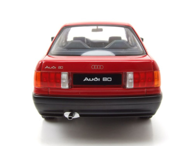 Audi 80 B3 1989 hellrot Modellauto 1:18 Triple9