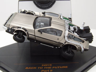 DeLorean Zurück in die Zukunft Back to the Future Teil 2 fliegend Modellauto 1:43 Vitesse