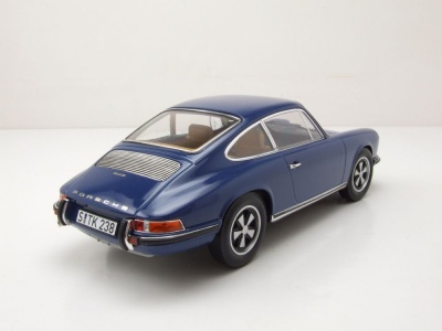 Porsche 911 S 1969 blau Modellauto 1:18 Norev