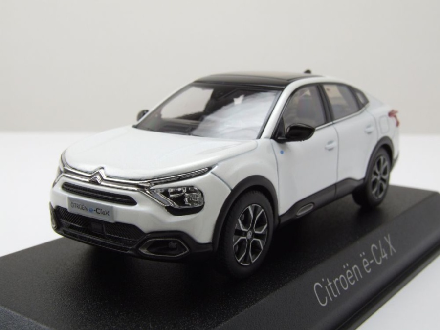 Citroen e-C4 X 2023 weiß metallic Modellauto 1:43 Norev