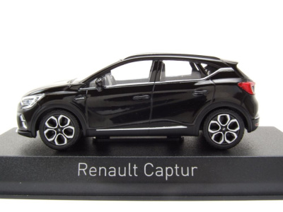 Renault Captur 2022 schwarz Modellauto 1:43 Norev