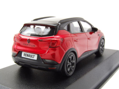 Renault Captur Rive Gauche 2022 rot metallic schwarz Modellauto 1:43 Norev