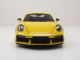 Porsche 911 992 Turbo S Sport Design 2021 gelb Modellauto 1:18 Minichamps