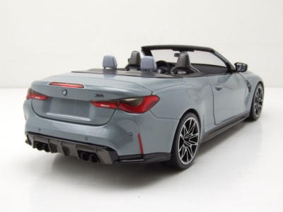 BMW M4 Cabrio 2020 grau metallic Modellauto 1:18 Minichamps