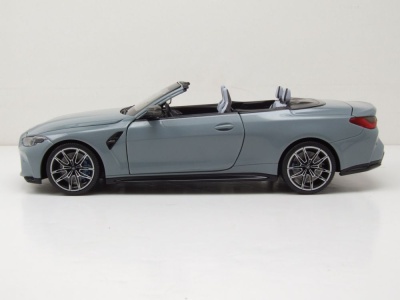 BMW M4 Cabrio 2020 grau metallic Modellauto 1:18 Minichamps