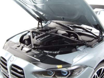 BMW M4 Cabrio 2020 grau metallic Modellauto 1:18 Minichamps