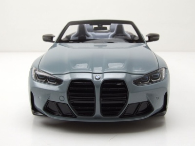 BMW M4 Cabrio 2020 grau metallic Modellauto 1:18 Minichamps