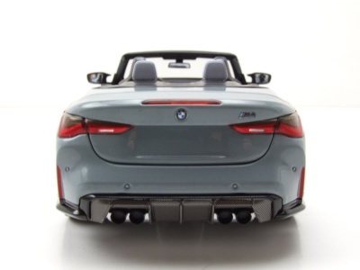 BMW M4 Cabrio 2020 grau metallic Modellauto 1:18 Minichamps