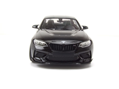 BMW M2 CS 2020 schwarz metallic mit schwarzen Felgen Modellauto 1:18 Minichamps