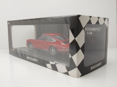 Porsche 911 S 1972 rot Modellauto 1:18 Minichamps