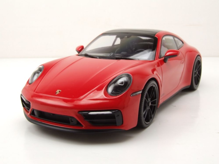 Porsche 911 Carrera 4 GTS 2020 rot Modellauto 1:18 Minichamps