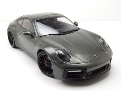 Porsche 911 Carrera 4 GTS 2020 grün metallic Modellauto 1:18 Minichamps