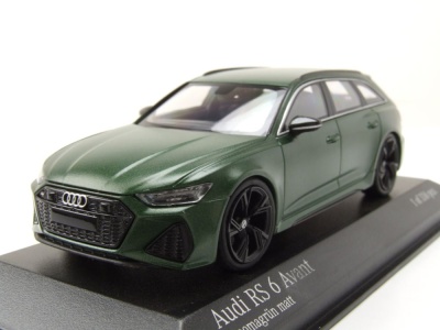 Audi RS 6 Avant Kombi 2019 matt grün Modellauto 1:43...