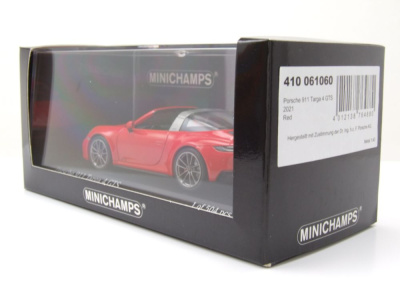 Porsche 911 992 Targa 4 GTS 2022 rot Modellauto 1:43 Minichamps
