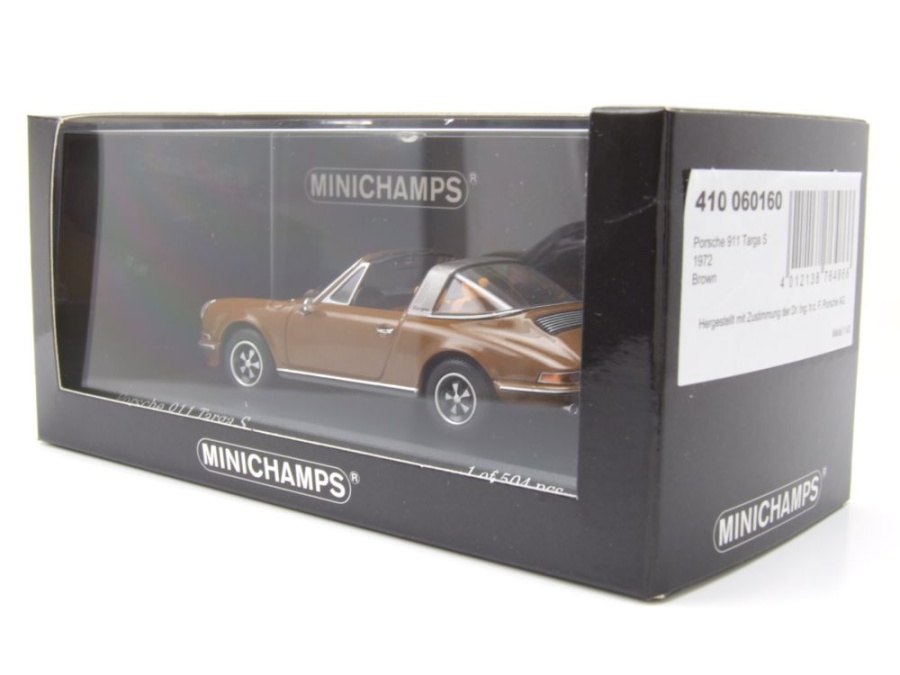 Porsche 911 Targa 50 years Porsche Design 1:43 WAP0201980NTRG MINICHAMPS diecast model car / scale model For Sale