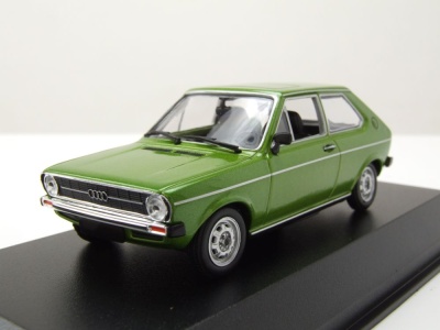 Audi 50 1975 grün Modellauto 1:43 Maxichamps