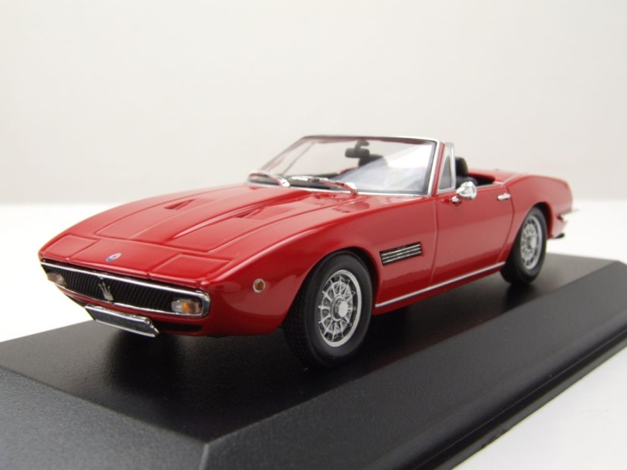 Modellauto Maserati Ghibli Spyder 1969 rot bei Modellautocenter