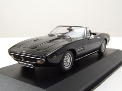 Maserati Ghibli Spyder 1969 schwarz Modellauto 1:43...